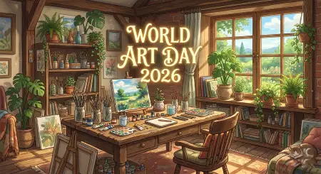 Unique World Art Day 2026 Social Media Post Ideas - Free World Art Day 2026 Wishes Download