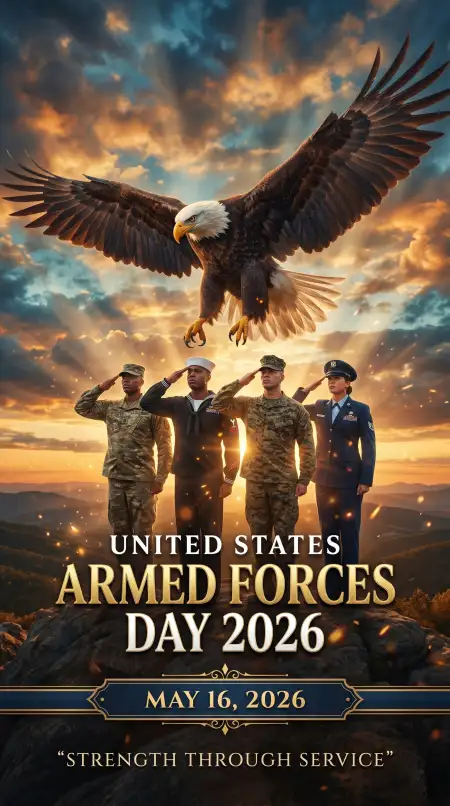 United States Armed Forces Day 2026 American Eagle Wallpaper - Free Wallpaper Wallpaper Download
