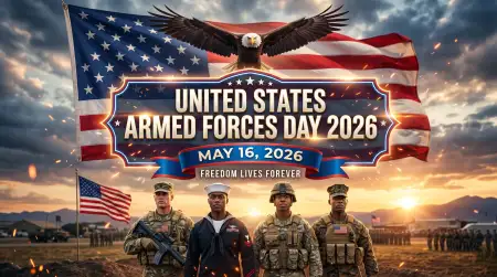 Free United States Armed Forces Day 2026 Banner Background Background Image Download