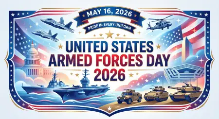 Free United States Armed Forces Day 2026 Creative Patriotic Flyer Background Image Download