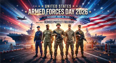Free United States Armed Forces Day 2026 Military Heroes Poster Background Image Download