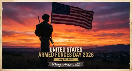 Free United States Armed Forces Day 2026 Patriotic Quote Images Background Image Download