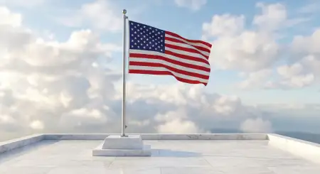Free United States Flag Background For Powerpoint Presentations Background Image Download
