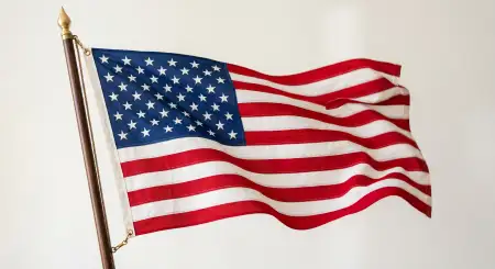 Free United States Flag Waving On Flagpole Hd Stock Photography Background Image Download