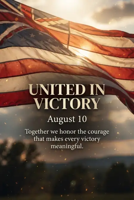 United States Victory Day 2026 Facebook Banner - Free United States Victory Day 2026 Download