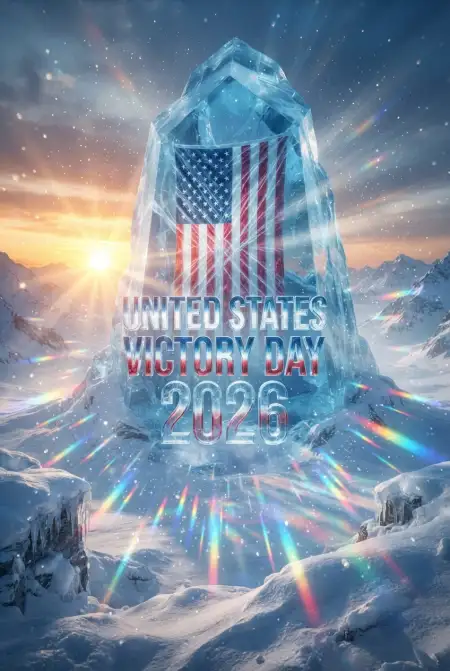 United States Victory Day 2026 Festive American Flag Design - Free United States Victory Day 2026 Download