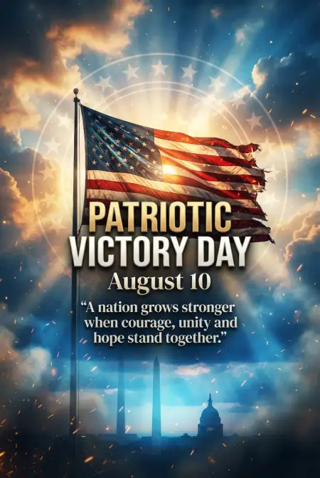 United States Victory Day 2026 Patriotic Background - Free United States Victory Day 2026 Download