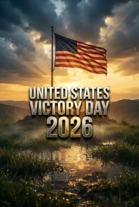United States Victory Day 2026 Patriotic Social Media Post - Free United States Victory Day 2026 Download