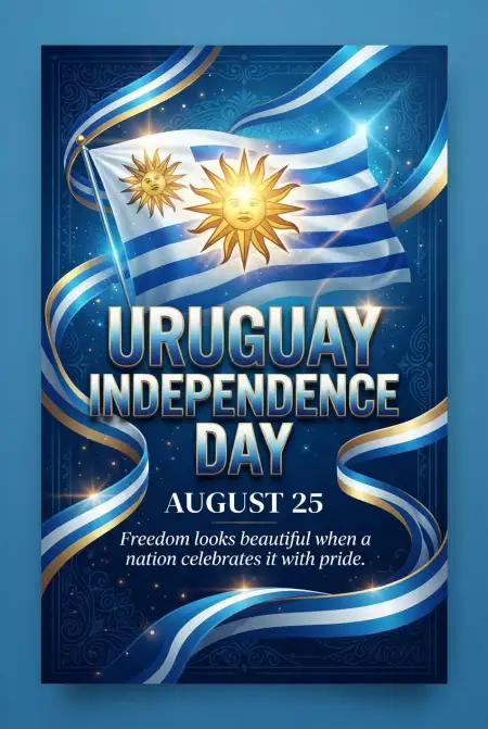 Uruguay Independence Day 2026 Patriotic Celebration Ideas - Free Uruguay Independence Day 2026 Download