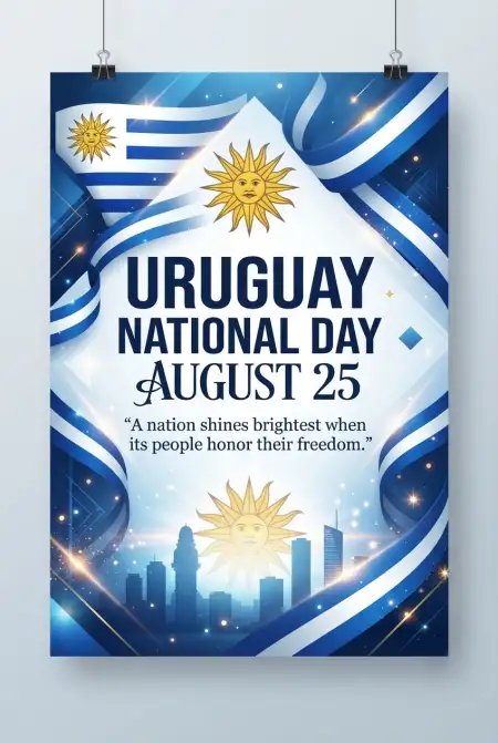 Uruguay National Day 2026 - Free Uruguay Independence Day 2026 Download