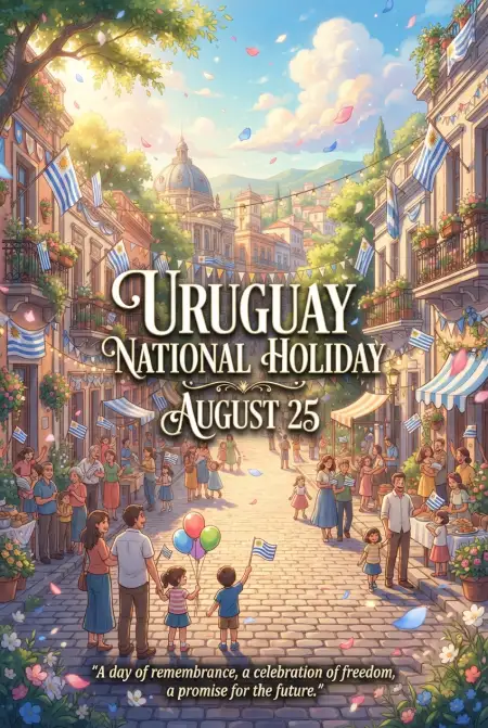 Uruguay National Holiday - Free Uruguay Independence Day 2026 Download