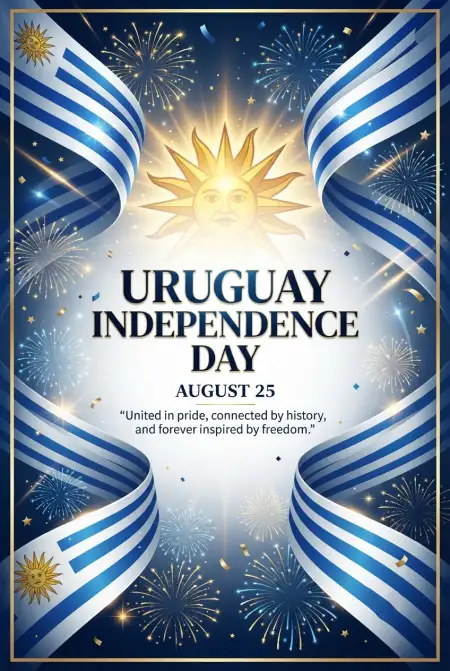 Uruguay National Pride And Independence Anniversary 2026 - Free Uruguay Independence Day 2026 Download