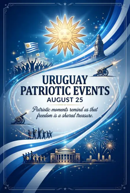 Uruguay Patriotic Events - Free Uruguay Independence Day 2026 Download