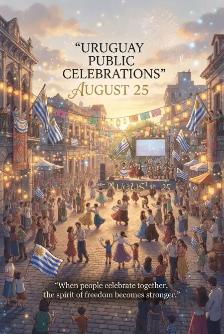 Uruguay Public Celebrations - Free Uruguay Independence Day 2026 Download