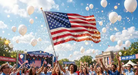 Free Usa Flag Social Media Banners For Independence Day Celebrations Background Image Download