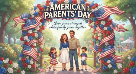 Usa Parents Day Wishes 2026 - Free American Parents Day 2026 Download