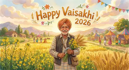 Vaisakhi 2026 Wishes Creative Captions - Free Happy Vaisakhi 2026 Download