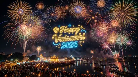Vaisakhi 2026 Wishes Positive Vibes Quotes - Free Happy Vaisakhi 2026 Download