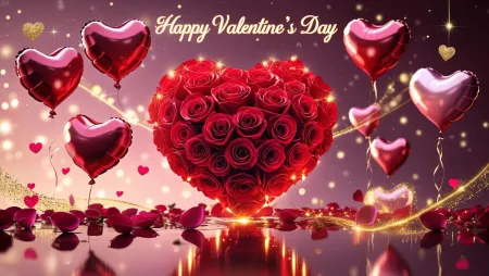 Valentine Day Background With Chocolate And Gift Themes - Free Background Download