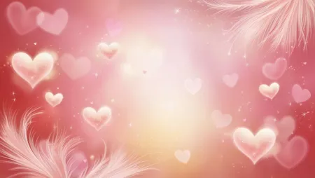 Valentine Day Red And Pink Background Wallpapers With Cupids - Free Related Pink Image