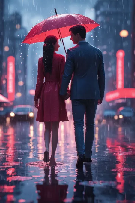 Valentines Day Romantic Couple Images With Love Hearts For Social Media - Free Related Valentines Day Romantic Couple Images Image