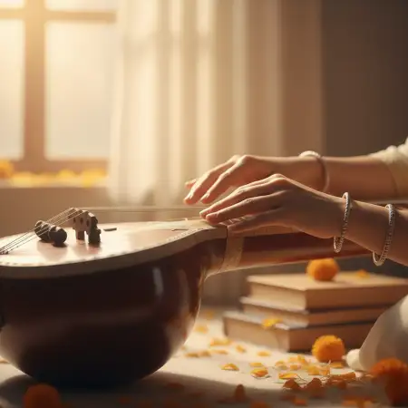 Vasant Panchami Background Clean Design - Free Vasant Panchami Background Download