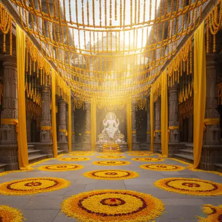 Vasant Panchami Background Event Design - Free Vasant Panchami Background Download