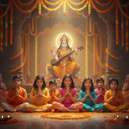 Vasant Panchami Background For Banner - Free Vasant Panchami Background Download