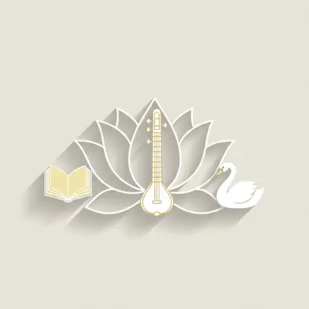 Vasant Panchami Background Simple Design - Free Vasant Panchami Background Download