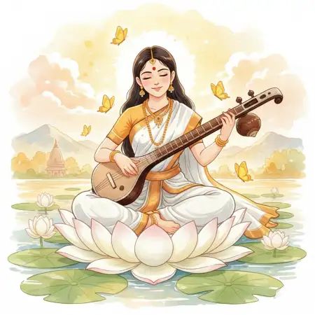 Vasant Panchami Background Vector Style - Free Vector Download