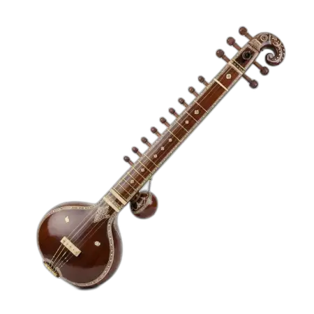Veena Instrument Png Without Background - Free Png Download