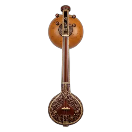 Veena Png Classical Music Instrument - Free Png Download