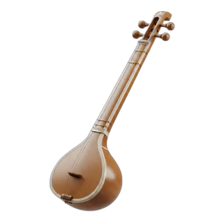 Veena Png Vector Style - Free Png Download