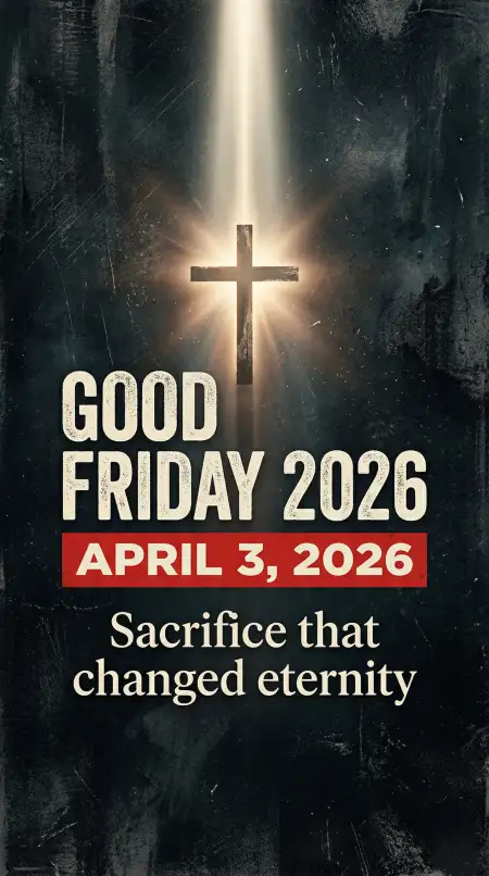 vertical good friday poster png