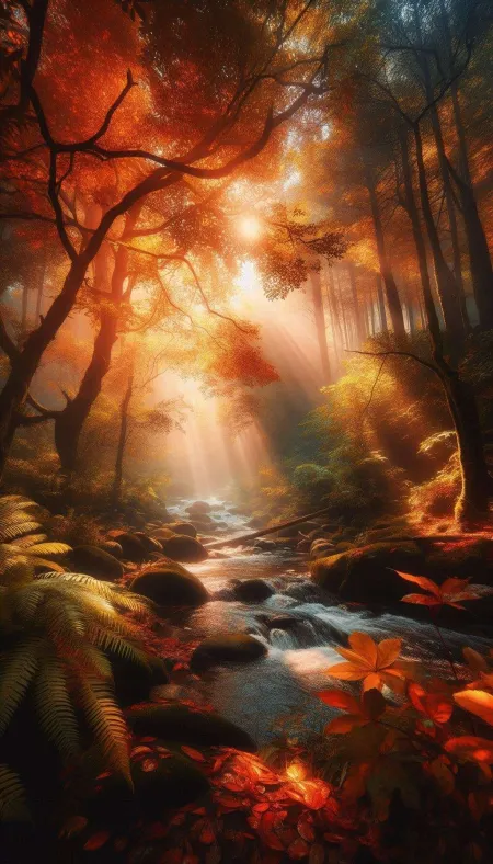 Vibrant Hd Nature Background For Autumn Seasons - Free Nature Background Download