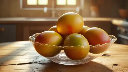 Vibrant Mango Background With Splash Effect - Free Mango Background Download