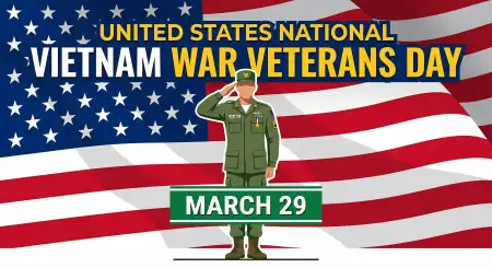 Vietnam Veterans Day Banner Free Download - Free United States National Vietnam War Veterans Day Download