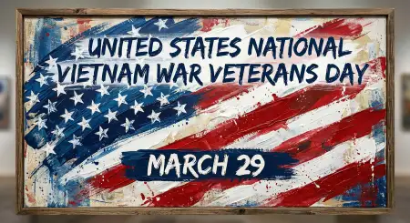 Vietnam Veterans Day Typography Poster Hd - Free United States National Vietnam War Veterans Day Download