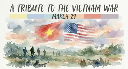 Vietnam Veterans Tribute Vector Art Free - Free United States National Vietnam War Veterans Day Download