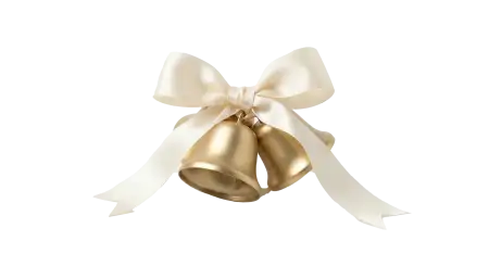 Free Vintage Christmas Bell Png Transparent PNG Image Download