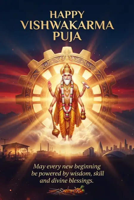 vishwakarma puja hindi status wishes 2026 2 - Wishes
