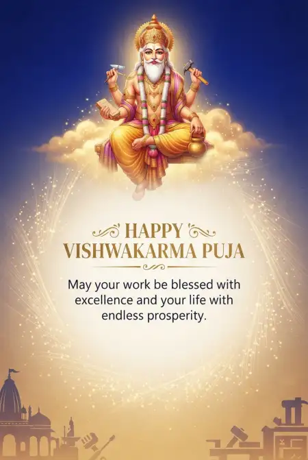 vishwakarma puja wishes for employees in hindi 2026 - Wishes