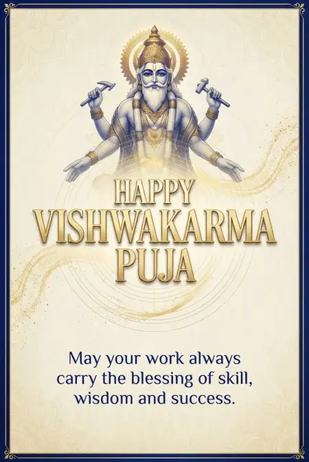 vishwakarma puja wishes for office staff 2026 - Wishes