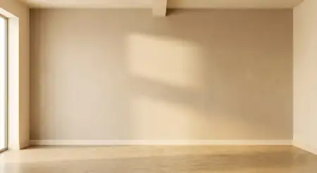 wall background with window light