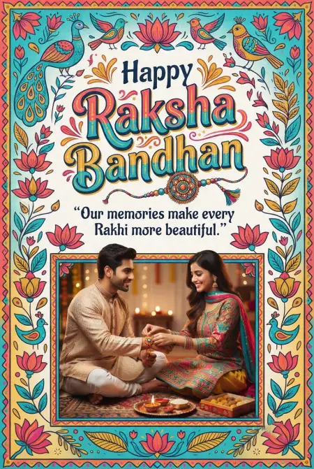 Warm And Loving Raksha Bandhan Festival Greetings - Free Happy Raksha Bandhan Greetings Download