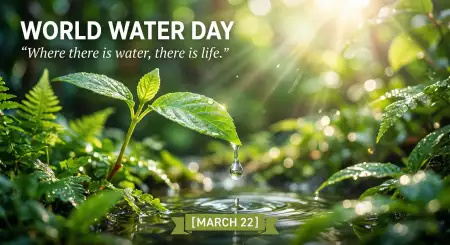 Water Day 8k Images With Quotes - Free World Water Day 2026 Download