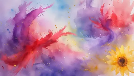 Watercolor Holi Theme Background For Posters - Free Background Download