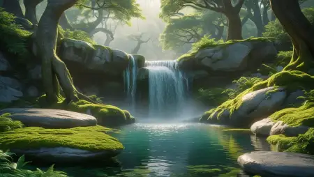 Waterfall Background For Motivational Quotes - Free Waterfall Background Download