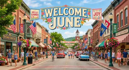 Welcome June 2026 Hd Images For Facebook Post - Free Welcome June Download