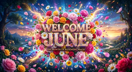Welcome June Boho Style Wallpaper - Free Welcome June Download
